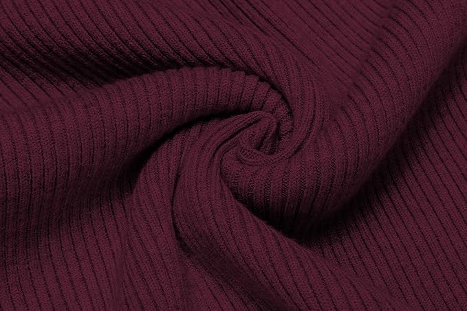 Spark Stylez Men's Cotton Turtle Neck Sweater Maroon